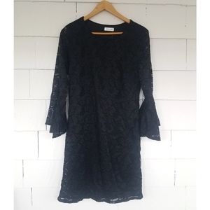 NWT Soul Cake Black Lace Dress Large